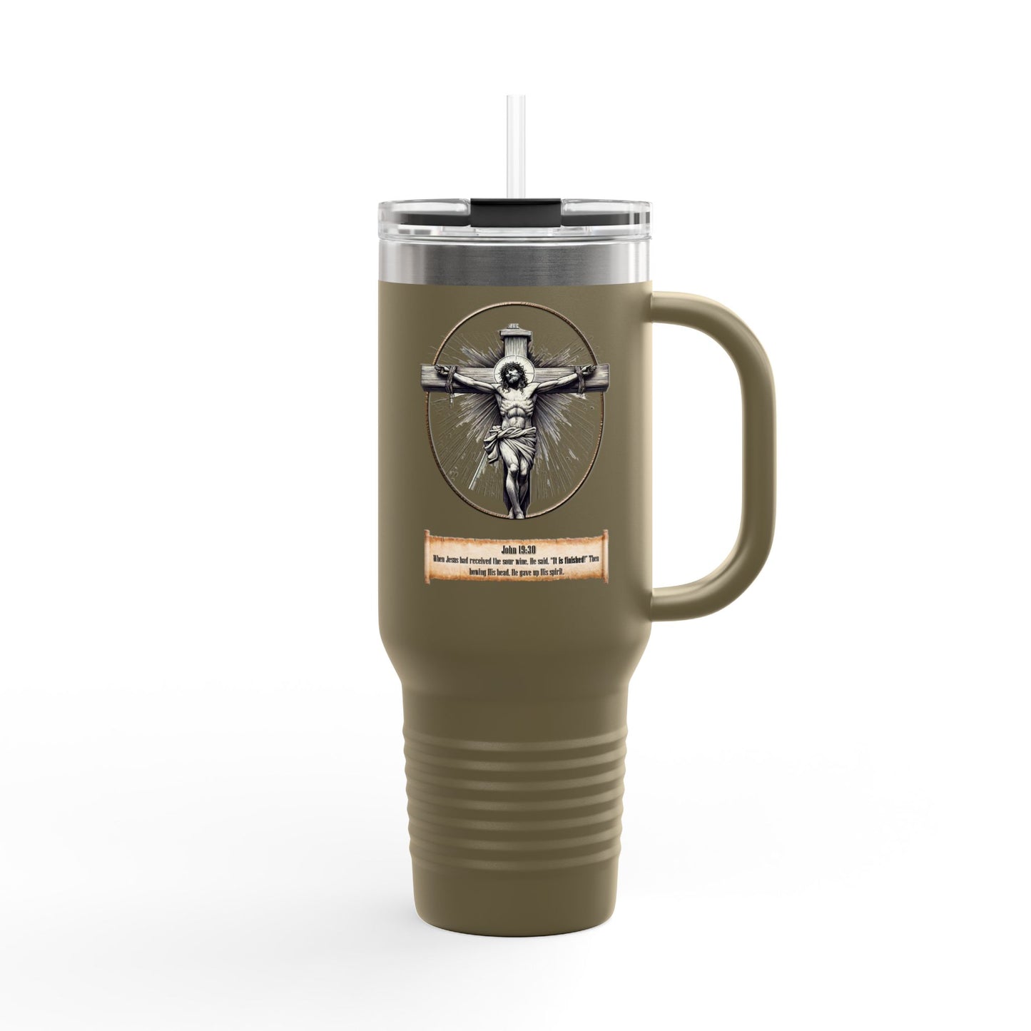 Fireside  Gifts "JOHN 19:30"  Insulated Travel Mug