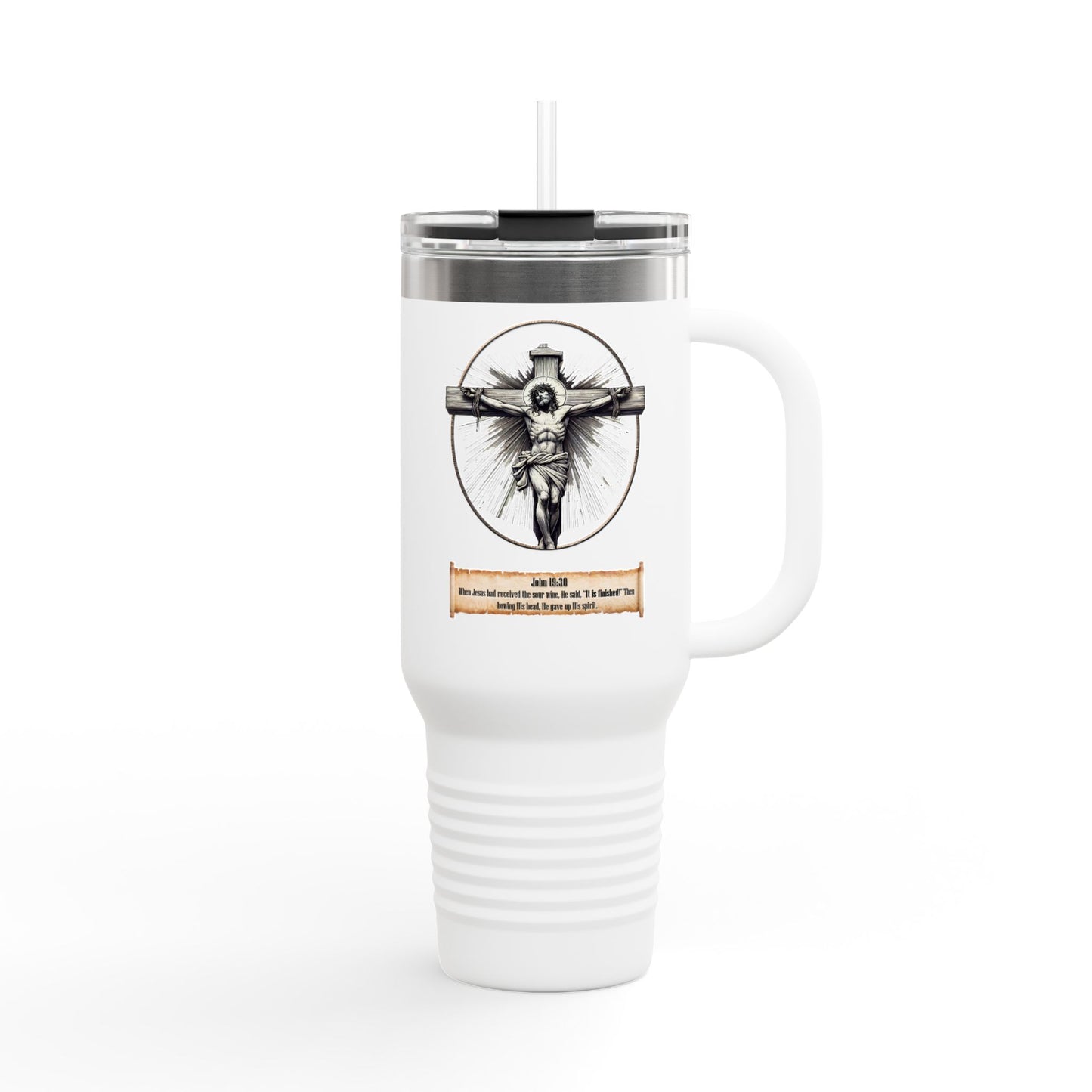 Fireside  Gifts "JOHN 19:30"  Insulated Travel Mug