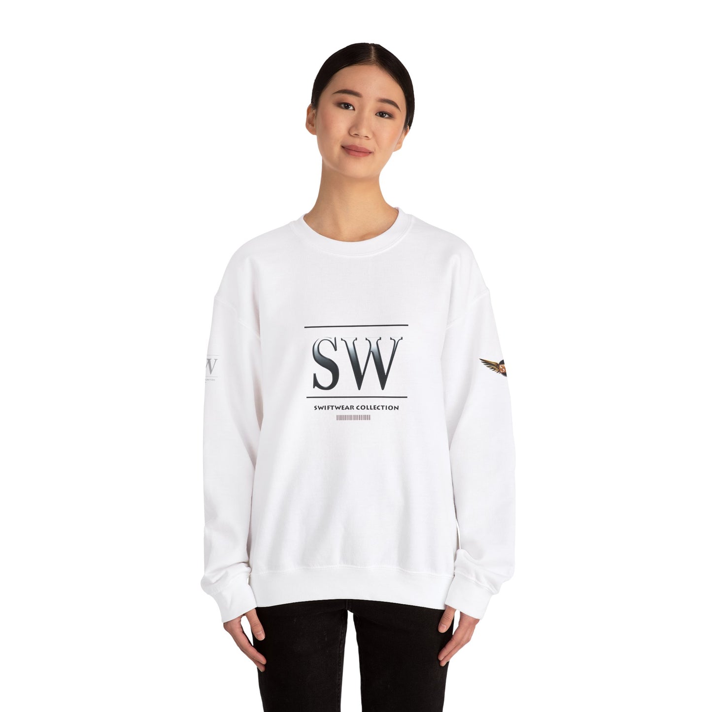 Swiftwear Retro B Wings Sweatshirt - Stylish Comfort for Everyday Wear