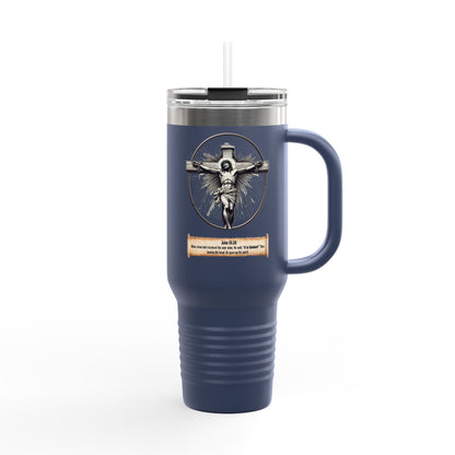 Fireside  Gifts "JOHN 19:30"  Insulated Travel Mug