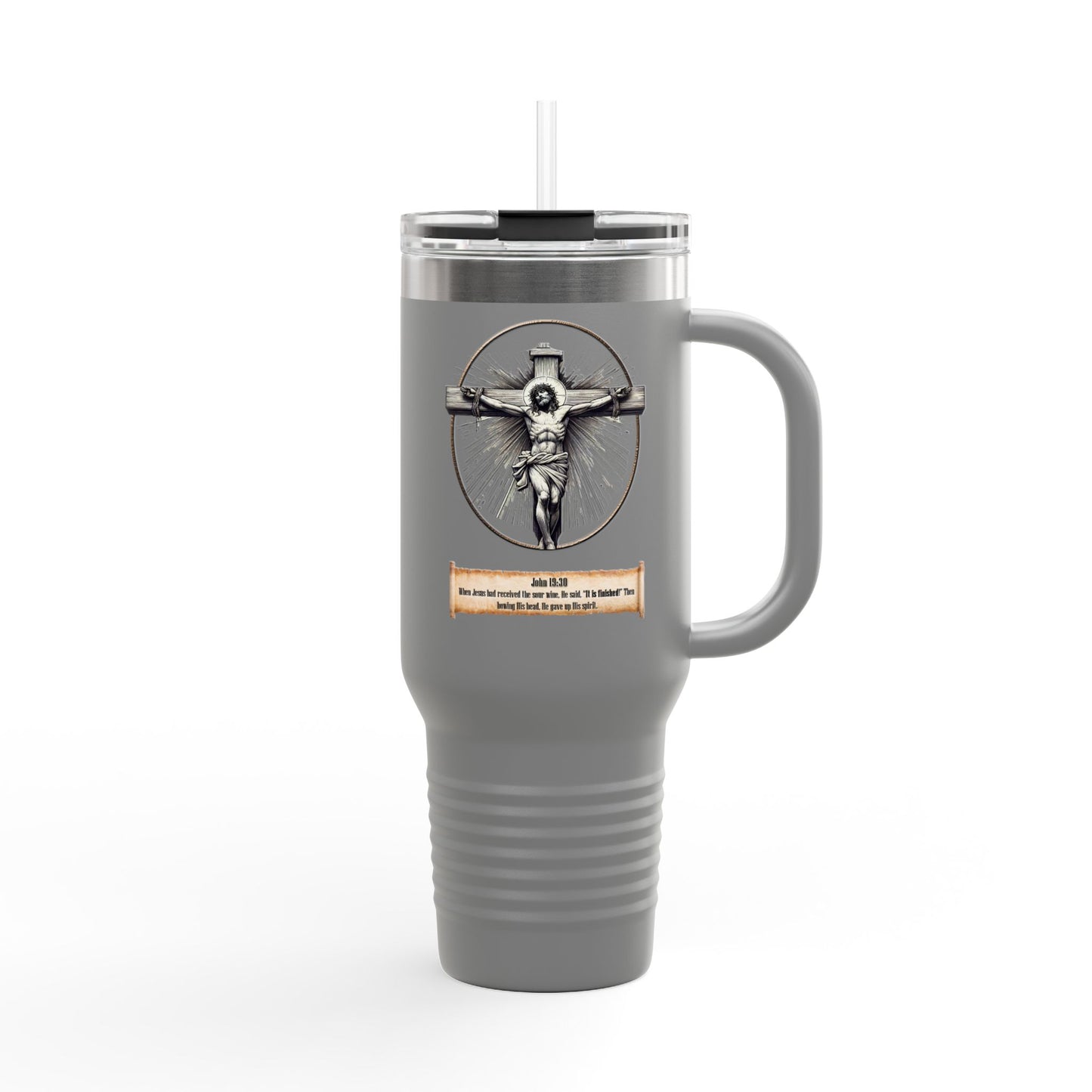 Fireside  Gifts "JOHN 19:30"  Insulated Travel Mug