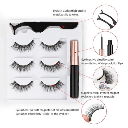 Magnetic Eyelashes Set  (2025 March)