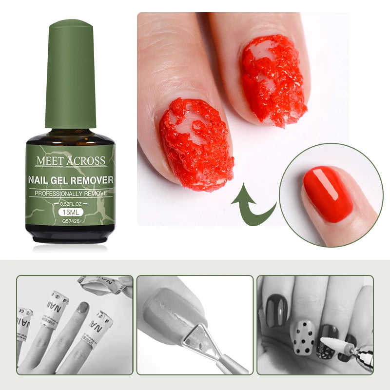 MEET ACROSS Magic Fast Nail Gel Polish Remover