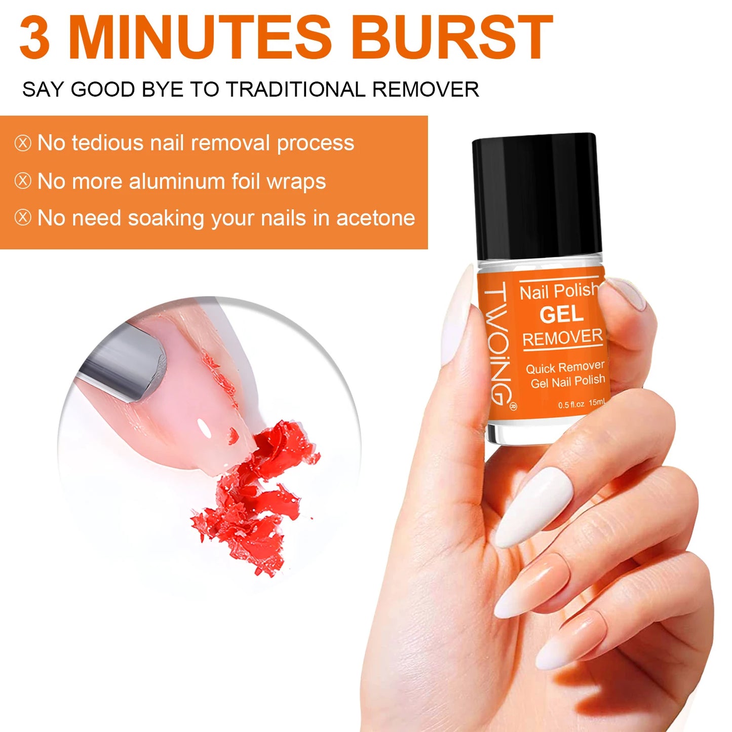 Quick & Easy Gel Nail Polish Remover,