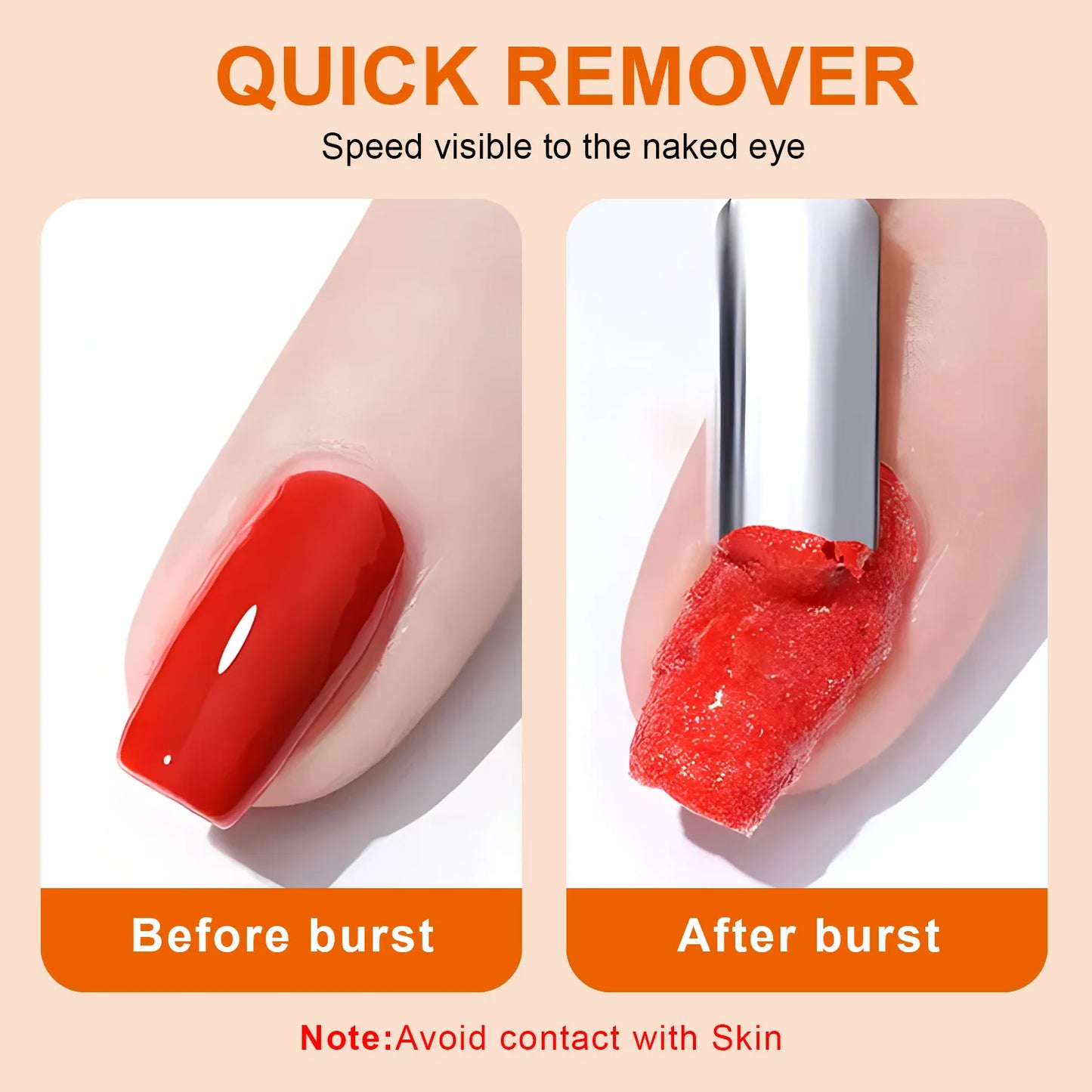 Quick & Easy Gel Nail Polish Remover,