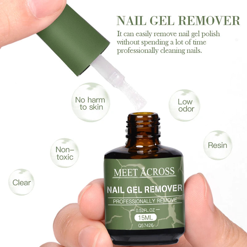 MEET ACROSS Magic Fast Nail Gel Polish Remover