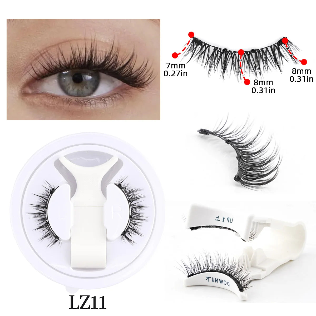 Reusable Magnetic Eyelash (1 Pair)