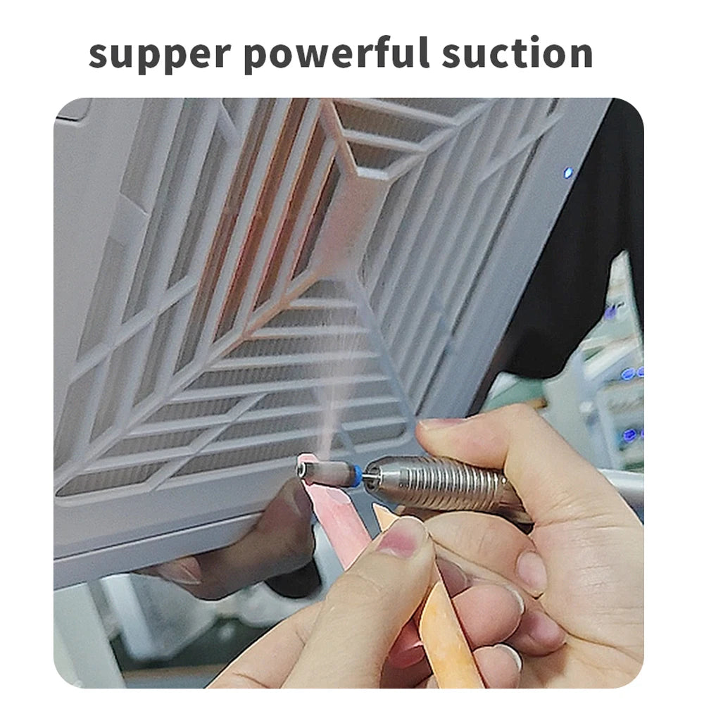 120W Strong Suction Turbine Brushless Nail Dust Remover