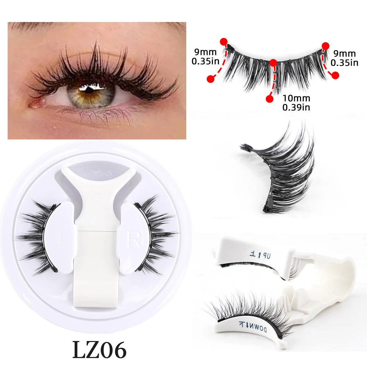 Reusable Magnetic Eyelash (1 Pair)