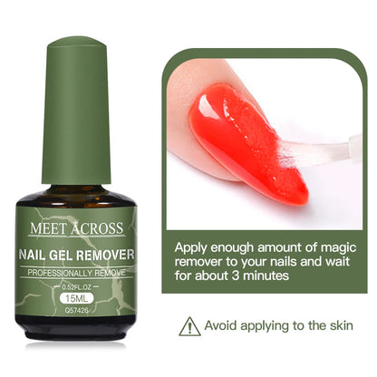 MEET ACROSS Magic Fast Nail Gel Polish Remover