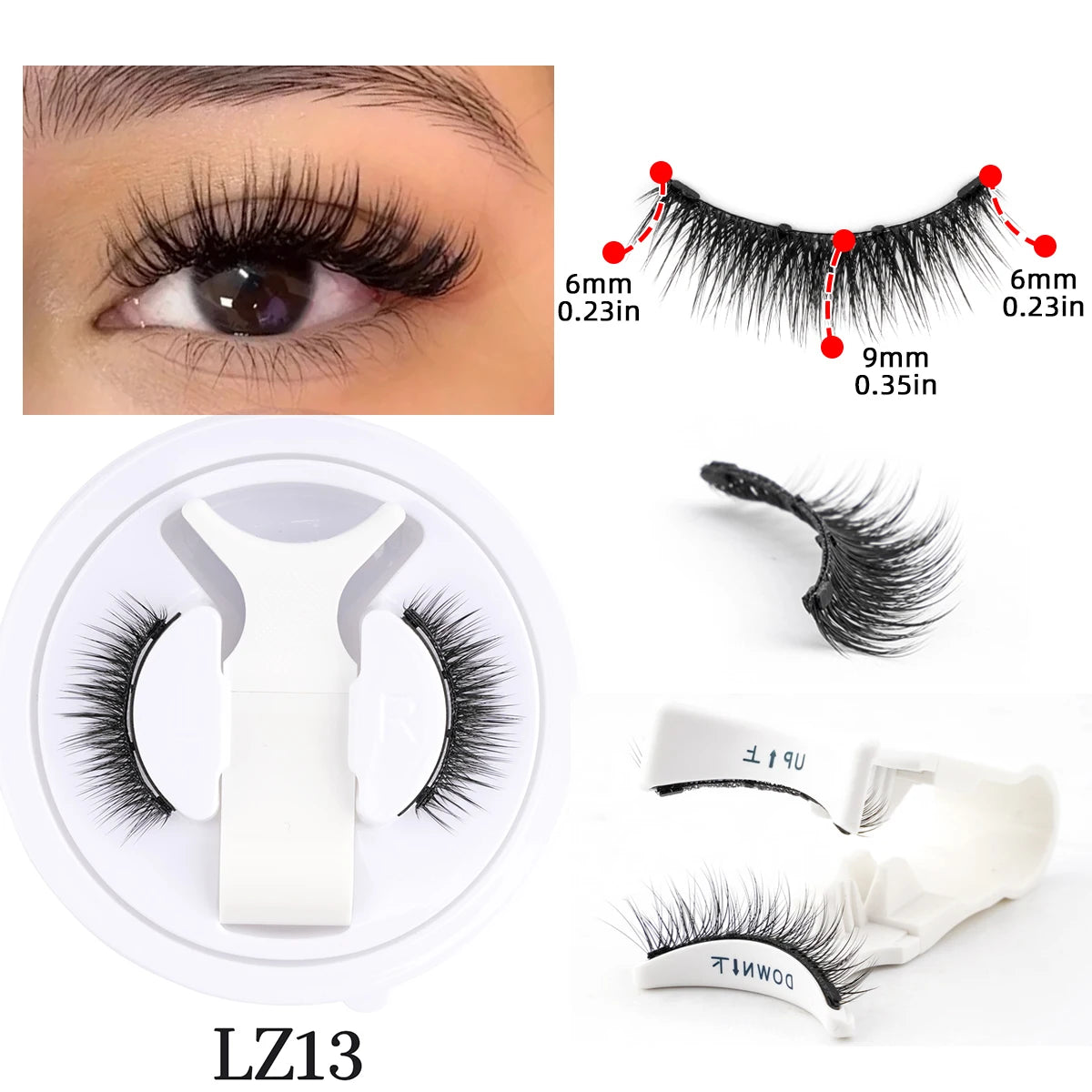 Reusable Magnetic Eyelash (1 Pair)